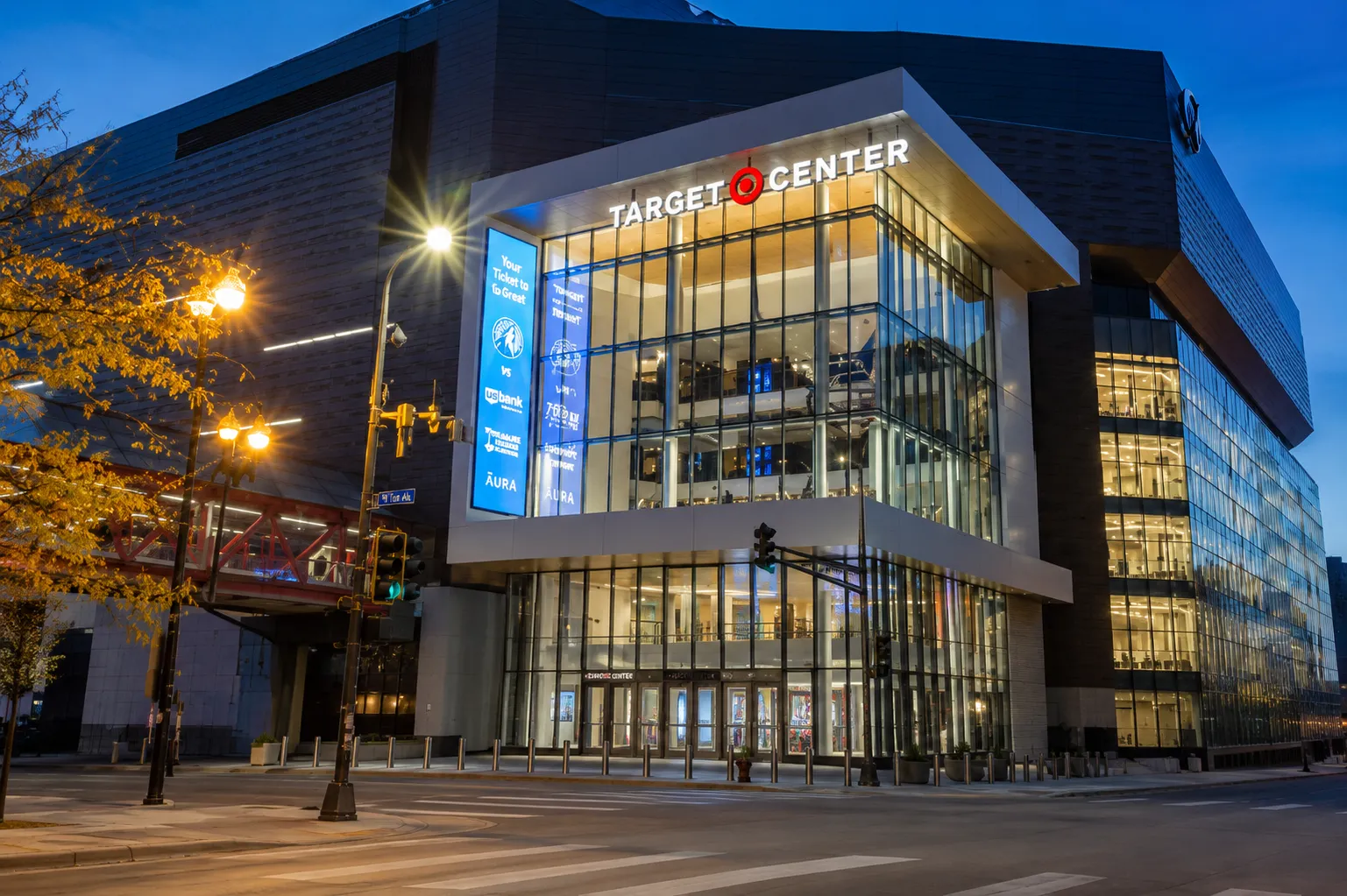 Target Center commercial technology project in Minneapolis, Minnesota