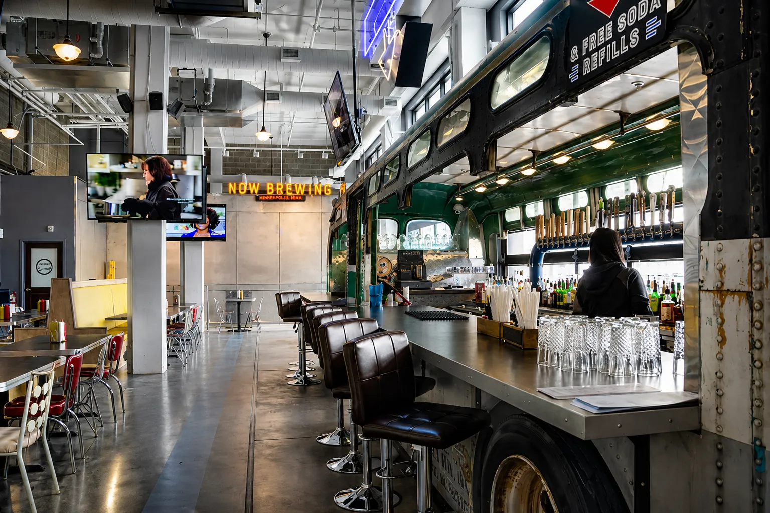 Bus Stop Brewhouse in Minneapolis, Minnesota