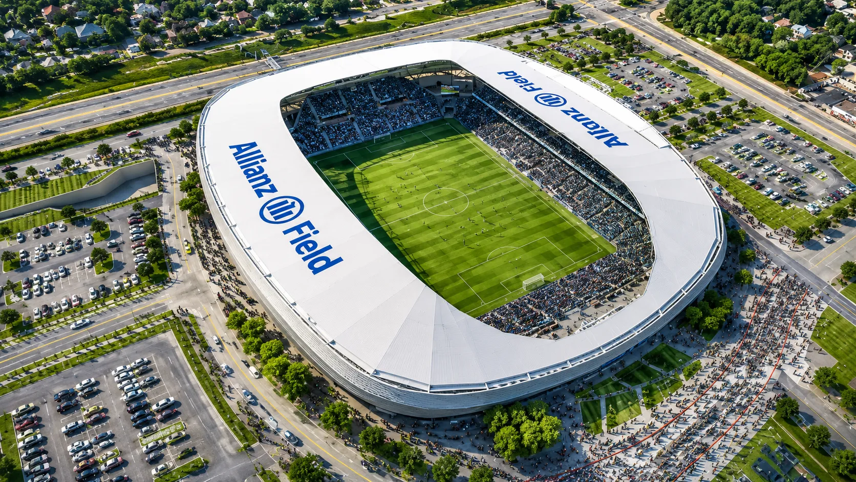 Allianz Field in St. Paul, Minnesota, a featured Unitech sports technology project